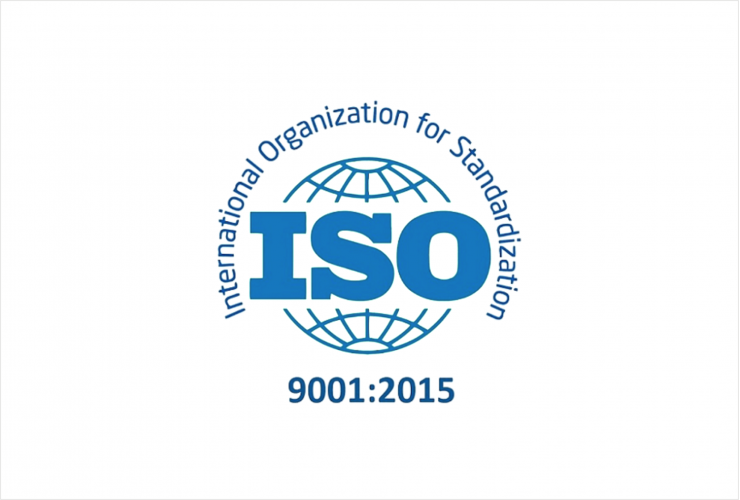 Quality control has been assessed and approved by ISO 9001:2015